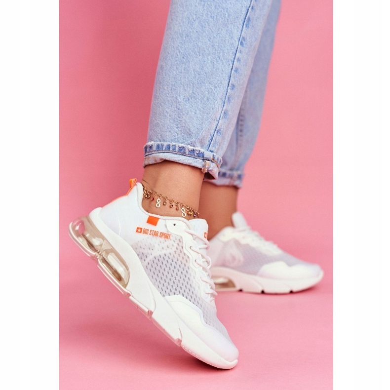 Dámské sportovní boty Tenisky Big Star White FF274945 bílý 1