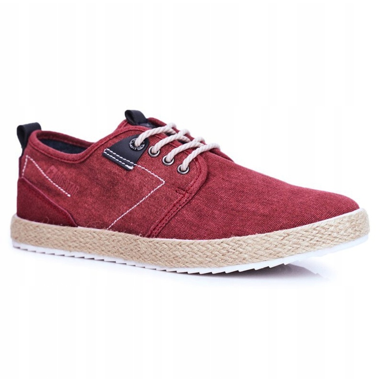 Pánské tenisky Big Star Espadrilles Red FF174151 červené 1