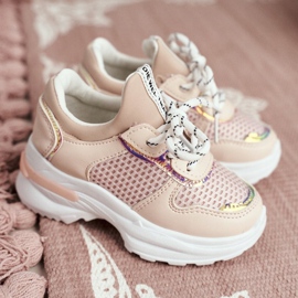 FRROCK Růžová dětská sportovní obuv Matylda růžový 1