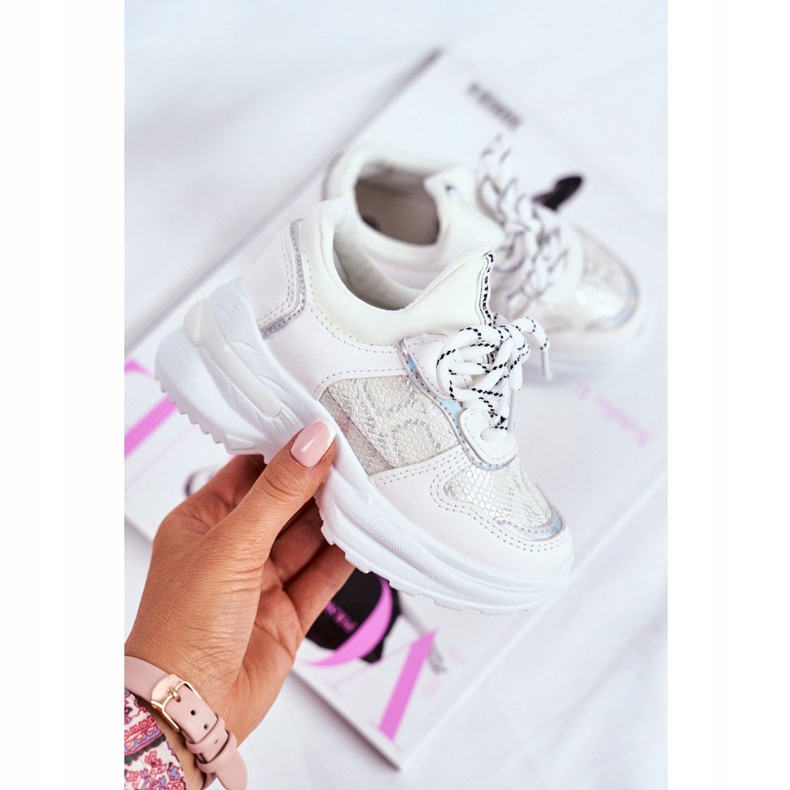 FRROCK Dětské sportovní boty White Snake Matylda bílý 2