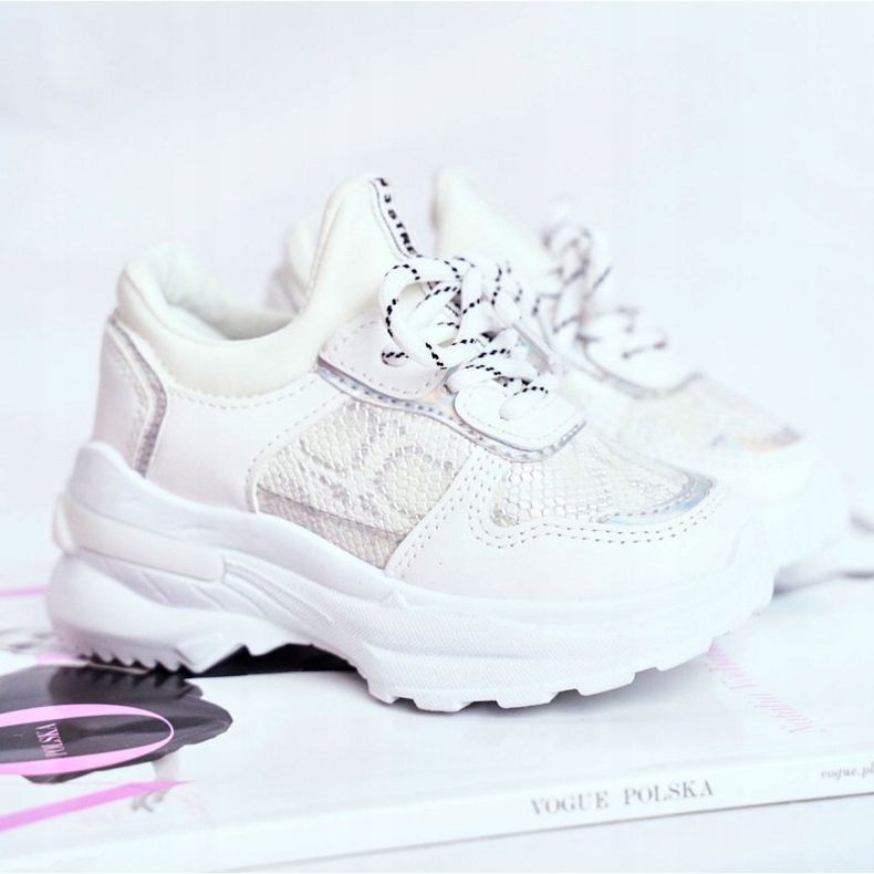 FRROCK Dětské sportovní boty White Snake Matylda bílý 1
