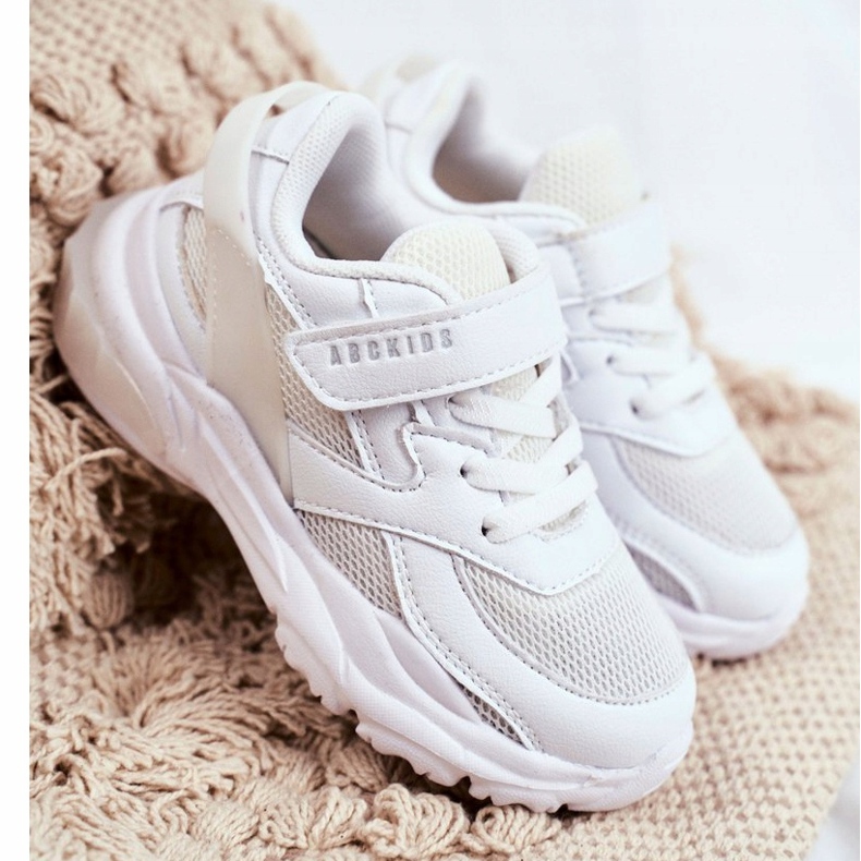 Sportovní obuv Dětská bílá Abckids B933204077 bílý 1 Sportovní obuv Dětská bílá Abckids B933204077 bílý 1