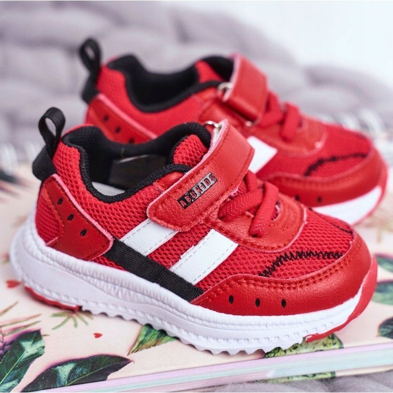 Červená dětská sportovní obuv ABCKIDS B933104083 červený 1