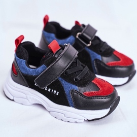 ABCKIDS Černá a námořnická modrá dětská sportovní bota ABCIDS B932104063 černý 1