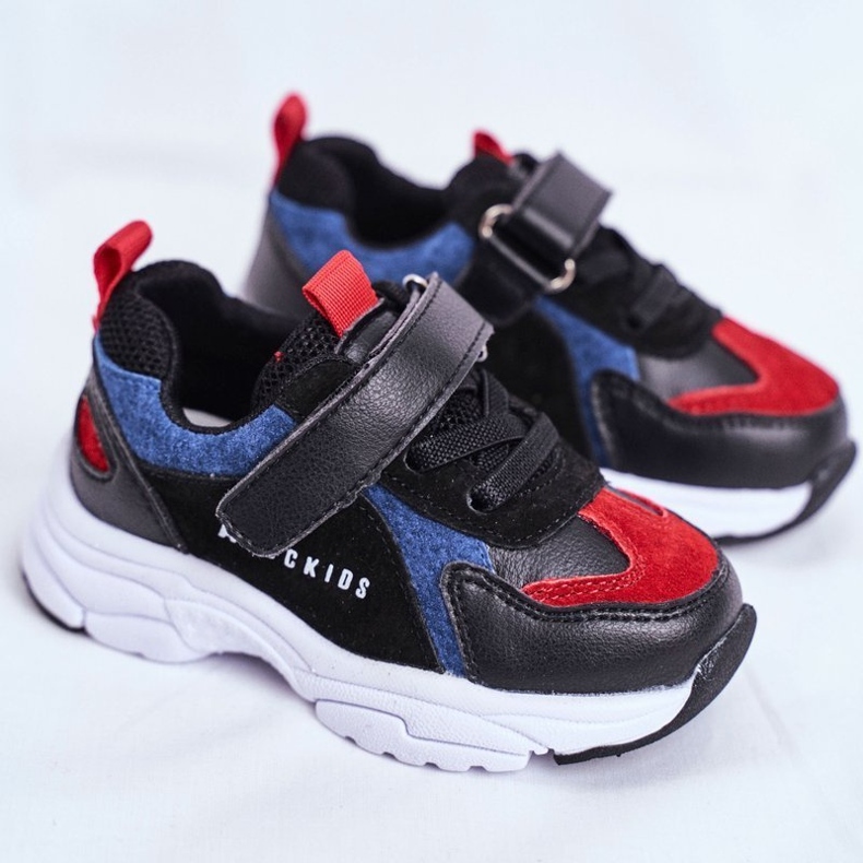 ABCKIDS Černá a námořnická modrá dětská sportovní bota ABCIDS B932104063 černý 1