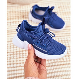 Sportovní dětské boty Navy Blue ABCKIDS B012210073 námořnická modř 2