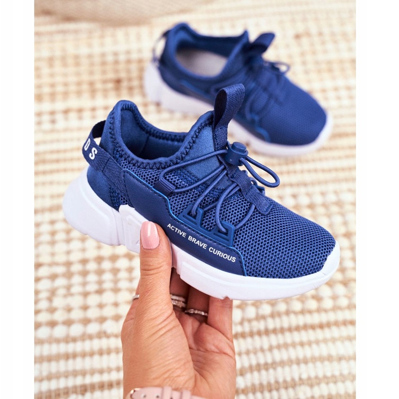 Sportovní dětské boty Navy Blue ABCKIDS B012210073 námořnická modř 2