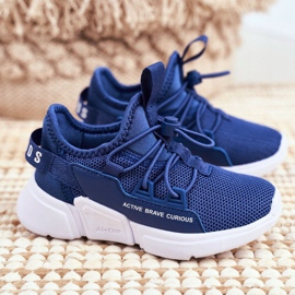 Sportovní dětské boty Navy Blue ABCKIDS B012210073 námořnická modrá 1