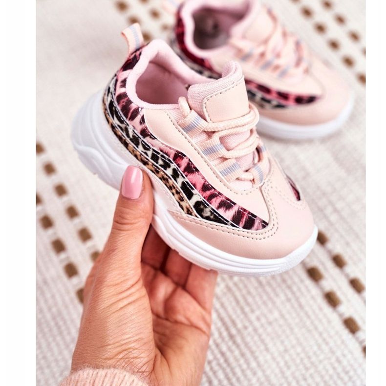 FRROCK Sportovní dětské boty Pink Dante růžový 1