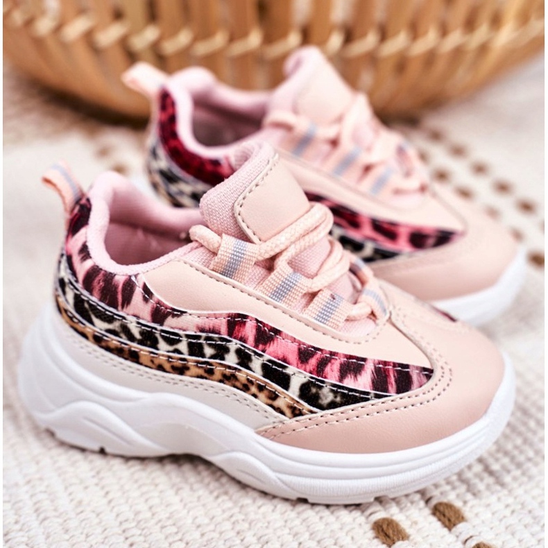 FRROCK Sportovní dětské boty Pink Dante růžový 2