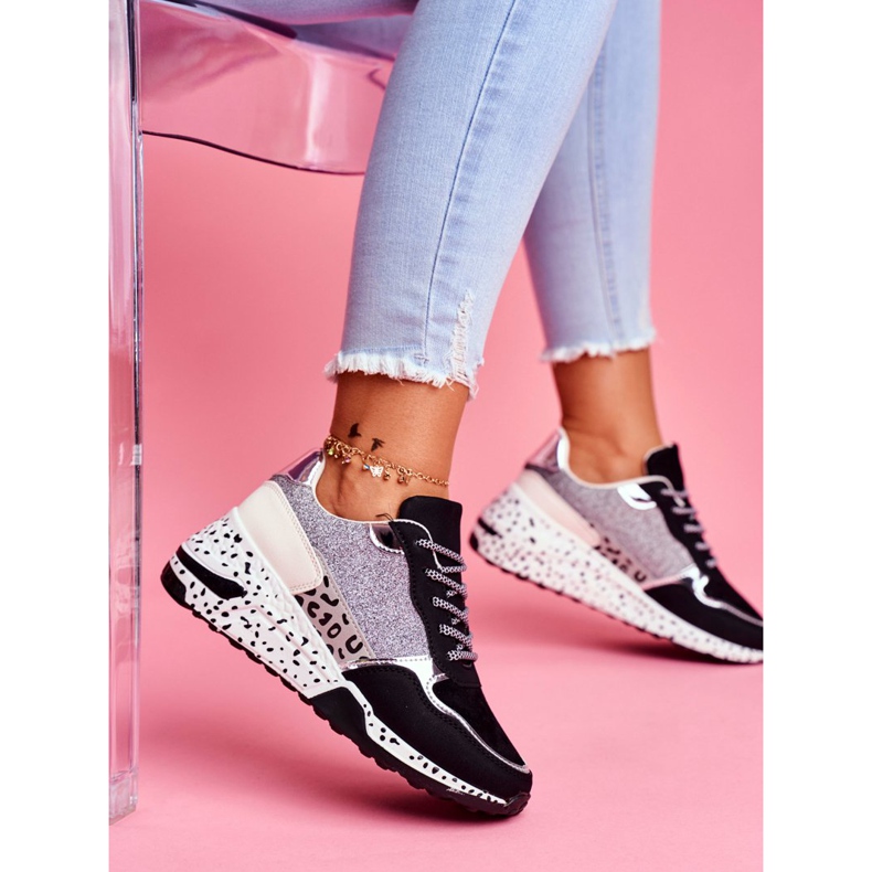 Dámská sportovní obuv Silná podrážka Černá Nokien 2