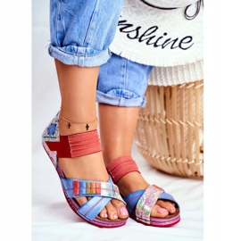 Dámské sandály Maciejka Multicolor 03375 Leather vícebarevný 1