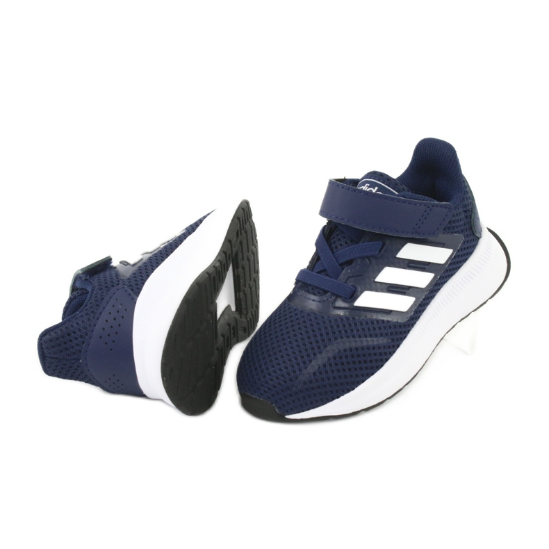 Boty Adidas Runfalcon I Jr EG6153 bílý námořnická modř 4