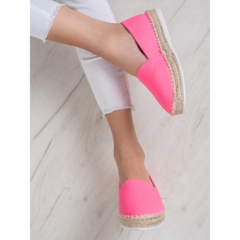 Small Swan Textilní espadrilky růžový 1