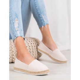 Small Swan Textilní espadrilky hnědý 1