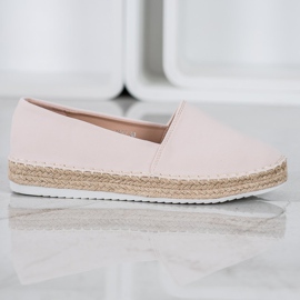 Small Swan Textilní espadrilky hnědý 2