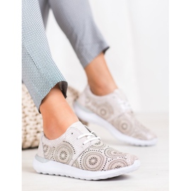 Filippo Kožené sportovní boty růžový 1