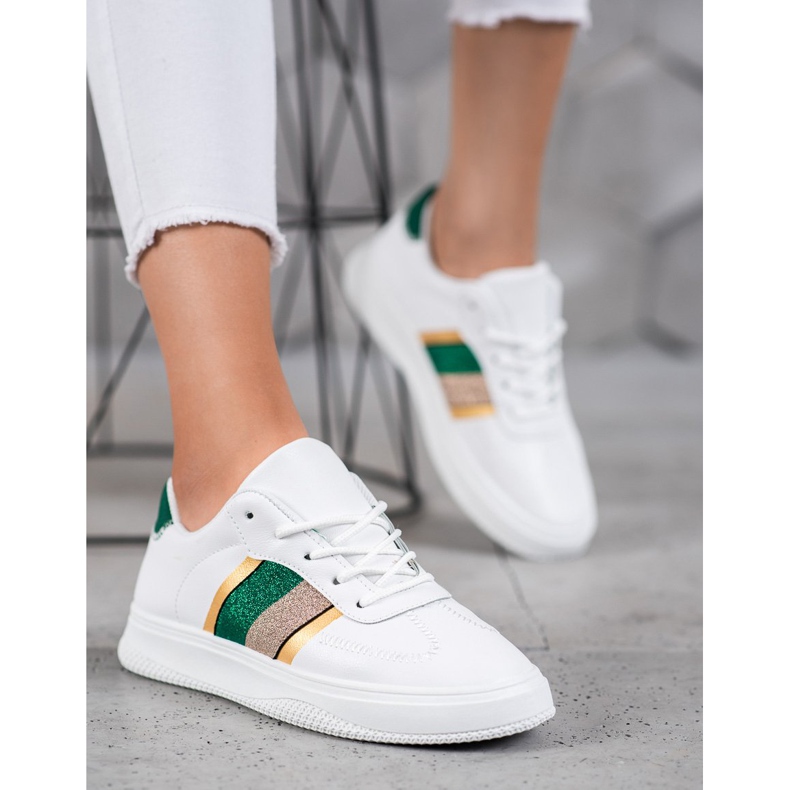 Small Swan Módní sportovní obuv bílý 2 Small Swan Módní sportovní obuv bílý 2