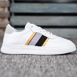 Small Swan Módní sportovní obuv bílý 2