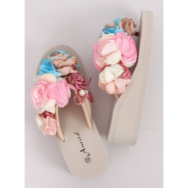 N-31 Béžová béžová pěnová podrážka vícebarevný 1