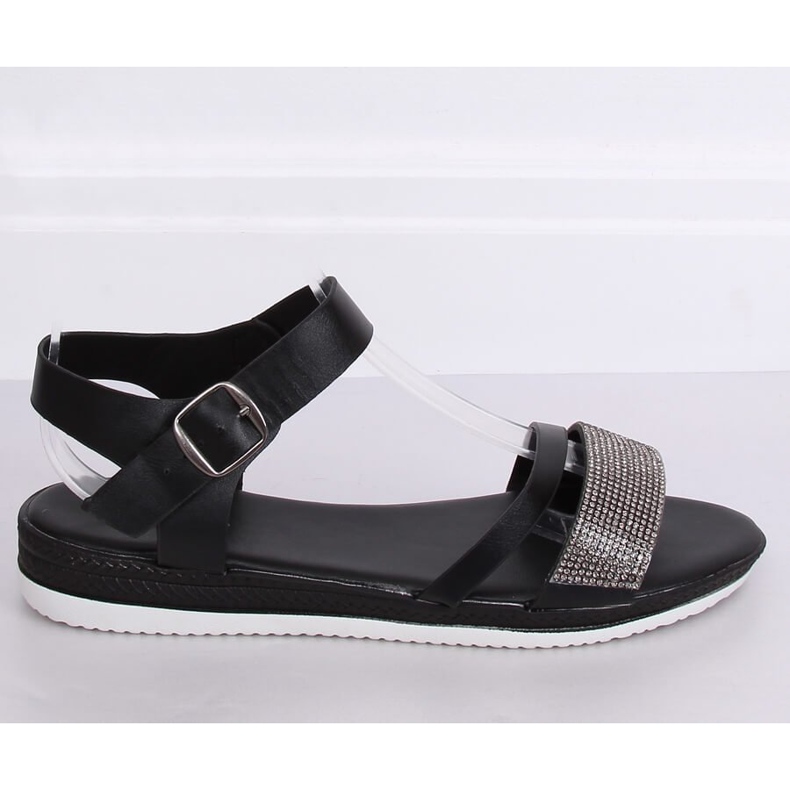 Černé dámské sandály D-118 Black černý 2