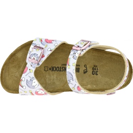 Sandály Birkenstock Rio Plain Bfdd Kids 1015620 růžový 2