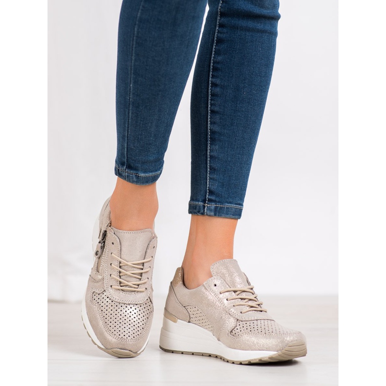 Filippo Zlaté tenisky se třpytkami zlatý 2