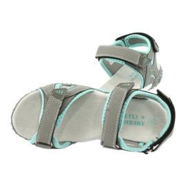 American Club Sportovní sandály Great Leather Insert RL26/20 šedá 4