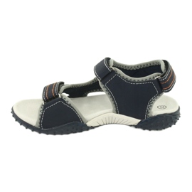Sandály Sports Sports Leather Insert American Club RL19/19 Navy/Grey pomerančový 1