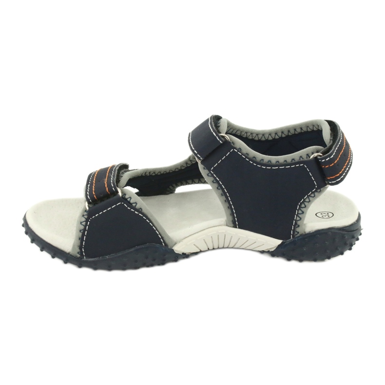 Sandály Sports Sports Leather Insert American Club RL19/19 Navy/Grey pomerančový 1
