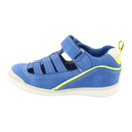 American Club Boys Sandals Leather Insert GC12/20 Blue modrý 1