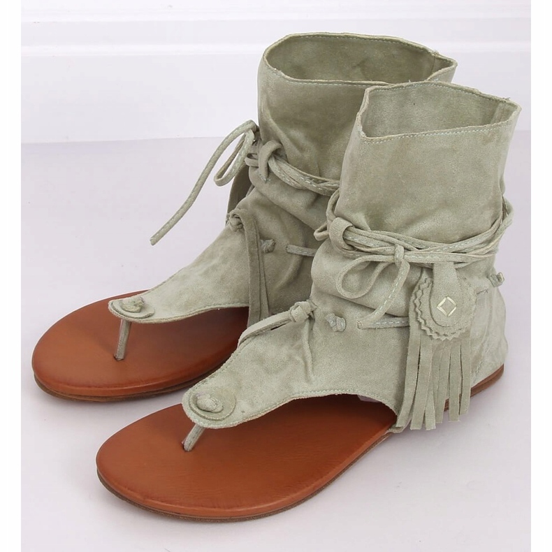 Žabky s celadonovým svrškem SL1010P Green zelená 1