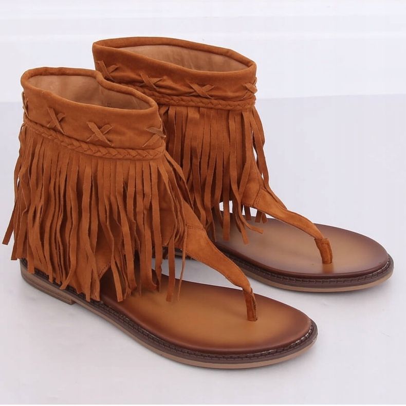 Velbloudí žabky NS129P Camel hnědý 1