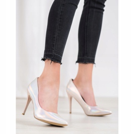 Goodin Elegantní vysoké podpatky béžový 2