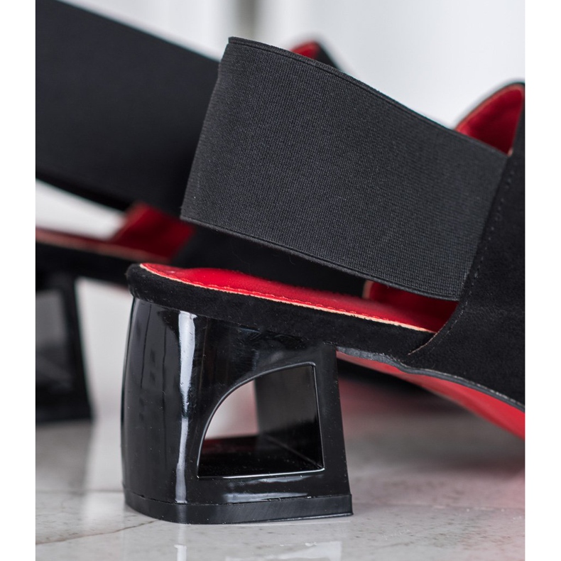 Goodin Nazouvací boty na sloupku černá 2