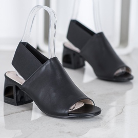 Goodin Nazouvací boty na sloupku černá 1 Goodin Nazouvací boty na sloupku černá 1