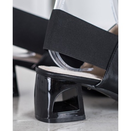 Goodin Nazouvací boty na sloupku černá 2 Goodin Nazouvací boty na sloupku černá 2