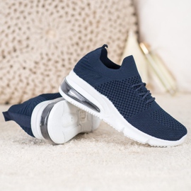 Sweet Shoes Textilní sportovní obuv modrý 1