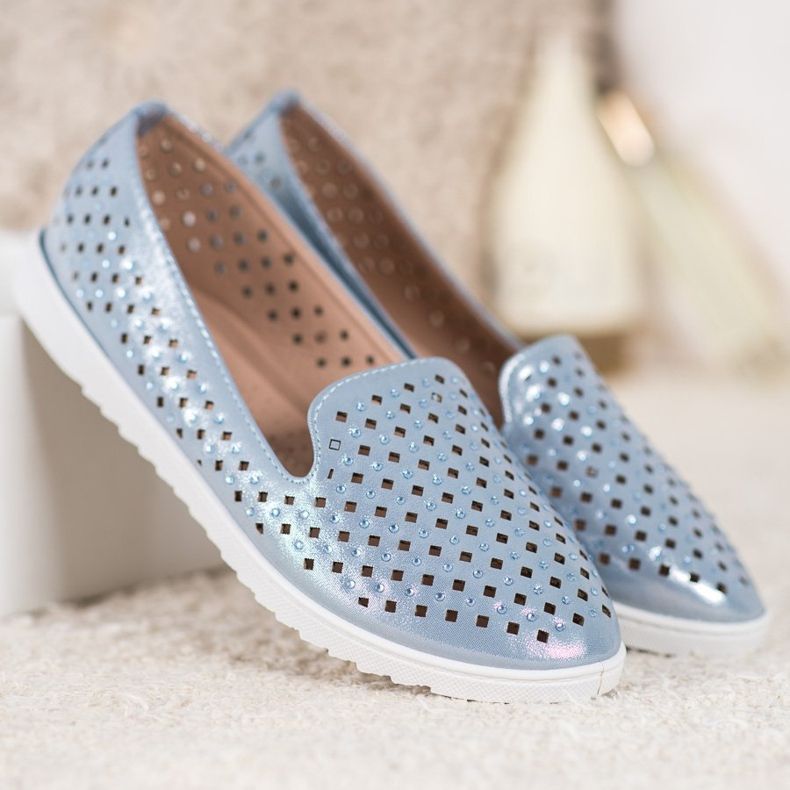 Renda Styloví páni s krystaly modrý 1