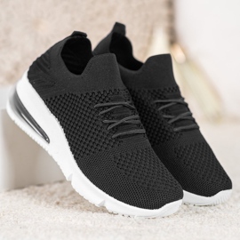 Sweet Shoes Textilní sportovní obuv černá 1