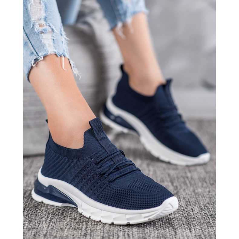 Bella Paris Prolamované tenisky modrý 1