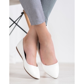 Seastar Bílé balerínky z eko kůže bílý 1