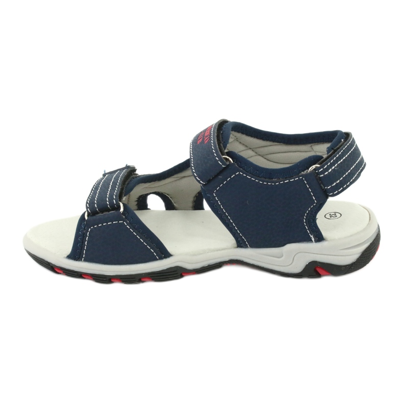American Club Boys Sandals Leather Insert RL30/20 Navy Blue modrý 1