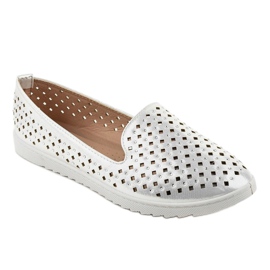 Modré prolamované tenisky DY-08 šedá 1