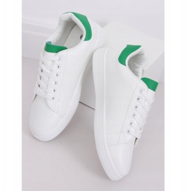 Dámské bílé a zelené tenisky LV101P Green bílý zelený 1