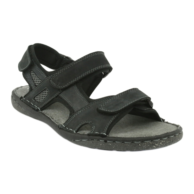 Pánské sandály na suchý zip American Club CY15 / 20 Dk.Navy námořnická modrá 1 Pánské sandály na suchý zip American Club CY15 / 20 Dk.Navy námořnická modrá 1