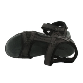 American Club Americké černé sportovní sandály RL06 / 20 černá 4