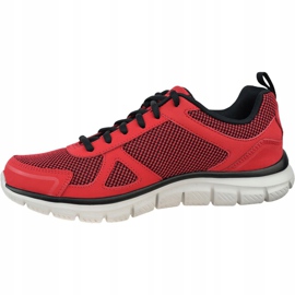 Boty Skechers Track-Bucolo M 52630-RDBK červený 1