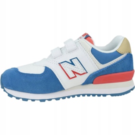 Boty New Balance Jr YV574SCF bílý modrý 1