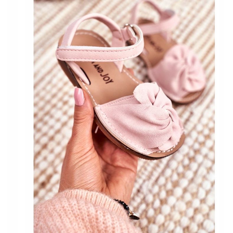 FRROCK Dětské sandály se suchým zipem Pink Goofy růžový růžový 2